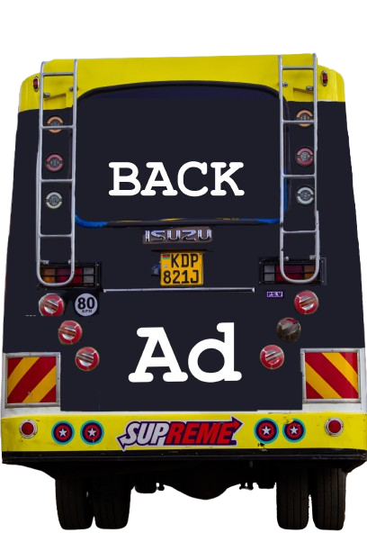 Rear advertising example